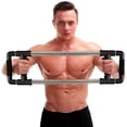 thumbnail image 1 of GoFitness Push Down Bar Machine - Chest Expander at Home Workout Equipment, Arm Exerciser Portable Spring Resistance Exercise Gym Kit for Home, Travel or Outdoors, 1 of 5