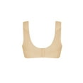 thumbnail image 2 of Amoena Womens Leslie Wire-Free Lymphodema Comfort Pocketed Seamless Soft Bra - Supports/Stimulates Lymp Flow in Color Sand/Light Sand - 40, 2 of 4