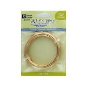 Artistic Wire 12Ga Tarnish Resistant Gold 10ft