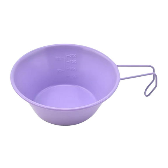Camping Bowl Outdoor Bowl Cooking Portable Drink Container Cookware Dinnerware Tableware Utensil for Beach, Barbecue, Picnic, BBQ, Hiking