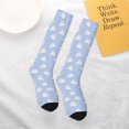 thumbnail image 4 of Daiia Sports Socks Cute Poodle Dog Printed Novelty Crew Socks for Men Women Knee High Socks Cotton Socks Soft & Breathable Support Unisex Socks, 4 of 9