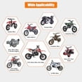 thumbnail image 6 of Alloy Easy Pull Recoil Start Starter Ignition Coil for 2 Stroke Engine 47cc 49cc 50cc SYX Taotao Coolster SSR MotoTec Chinese Mini ATV Quad 4 Wheeler Go kart Pit Dirt Pocket Bike Motor Black, 6 of 9