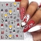 thumbnail image 3 of Pegatinas 3D de Navidad para decoración de uñas, calcomanías deslizantes para manicura, hombre de jengibre, Papá Noel rojo, árbol, oso, muñeco de nieve, ciervo, 3 of 4
