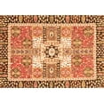thumbnail image 1 of Ahgly Company Indoor Rectangle Abstract Orange Modern Area Rugs, 8' x 12', 1 of 4