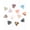 A-Multi-Style - Mini Jaw Clip, variant on Mini Small Hair Clips 12PCS, Cute Acrylic Jaw Clips for Daily Hairstyling, Portable Classic Accessories for Women & Girls