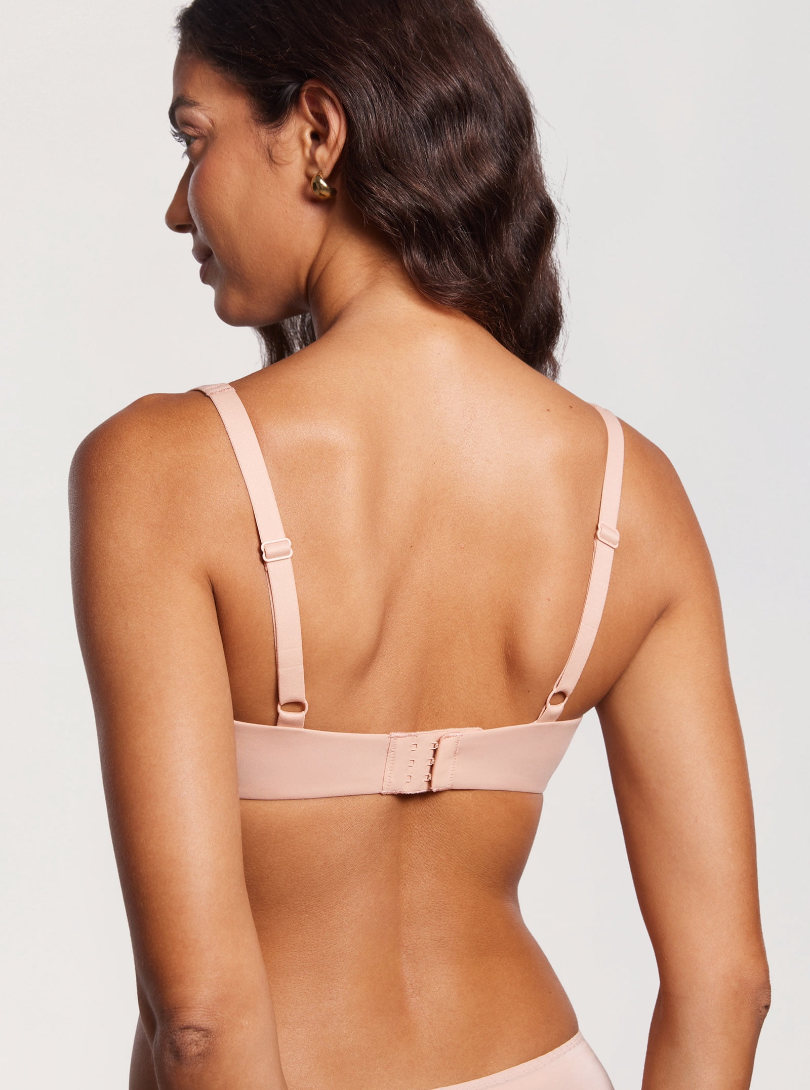 Women's Unlined Balconette Bra Underwire Supportive Plus Size Bras