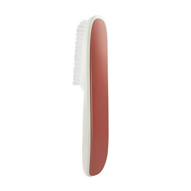 Brosse de Nettoyage en Plastique Réutilisable Mini Main Manipulée Colorée Tenue Manipulée Coloré Chaussures de Ménage PBT Brosses Rouge