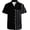 Black American Flag, variant on Men's Hawaiian Shirts 3D Graphic Button Down Short Sleeve Tropical Holiday Beach Aloha Shirt