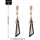 thumbnail image 2 of UBIUO - Pendientes colgantes triangulares de metal sencillos, de estilo vintage, multicapa, geométricos, ligeros y llamativos, para mujer y niña, 2 of 5