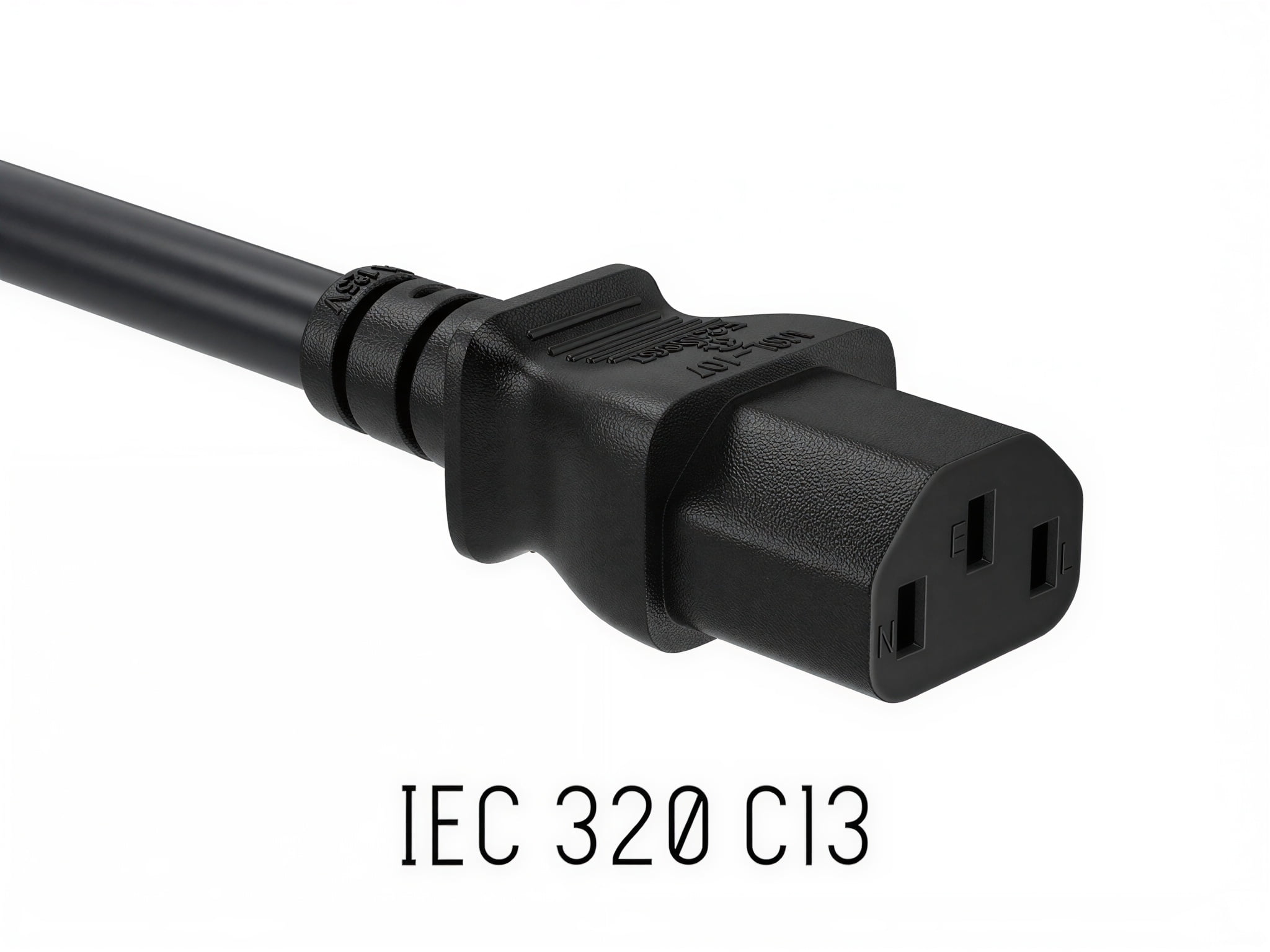 Cable Leader 10 ft 14 AWG Universal Power Cord IEC320 C13 to NEMA 5-15P