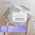 thumbnail image 3 of Filtros de aire para horno JASENG 35 x 35 x 2 cm MERV 11, paquete de 4, 3 of 7