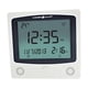 thumbnail image 3 of Reloj Azan con horario de oración, reloj de mesa, reloj de pared automático Azan, alarma árabe de escritorio gris blanco, 3 of 9