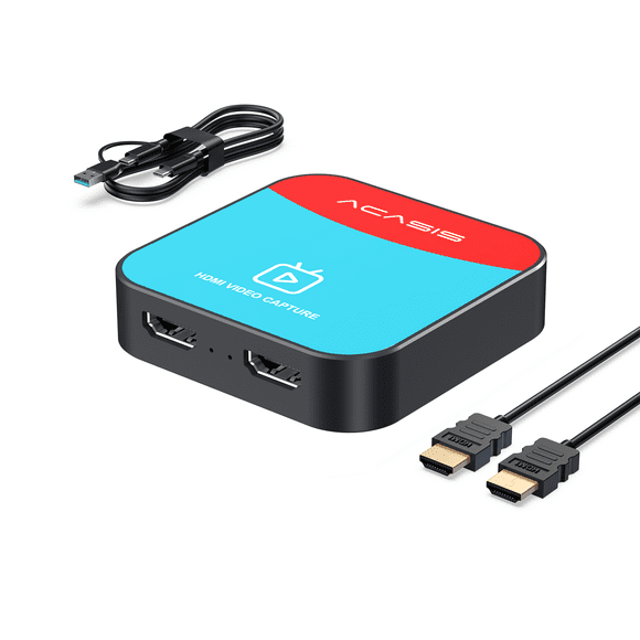 ACASIS 1080P60HZ USB 3.0 Video Capture Card with Loop-Out and Audio Port VC-003