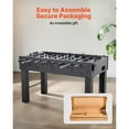 thumbnail image 6 of KFFKFF 55-Inch Foosball Table, Standard Size for Indoor Use, Ideal for Home, Family, and Game Rooms, Sturdy Soccer Game Set with 4 Balls, Score Tracker, and Dual Cup Holders, 6 of 9