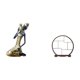 thumbnail image 5 of Estatua De Mujer Tribal Africana, Adorno De Resina Con Soporte De Madera Para Decoración Del Hogar, Estudio, Oficina, Organizador De Estantes De Estilo Antiguo., 5 of 8