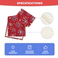 thumbnail image 3 of Sm:)e Firework 4th of July Table Runner 13x72 Inch, Durable and Easy Cleaning Perfect for Independence Day Celebration and Family Gathering,Red, 3 of 7