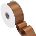 thumbnail image 1 of Joycrosso Golden Brown Ribbon 2 Inch Wide Thick Fabric Ribbon, 50 Yards Double Faced Satin for Gift Wrapping Floral Bouquets Wedding Party Decoration, 1 of 7