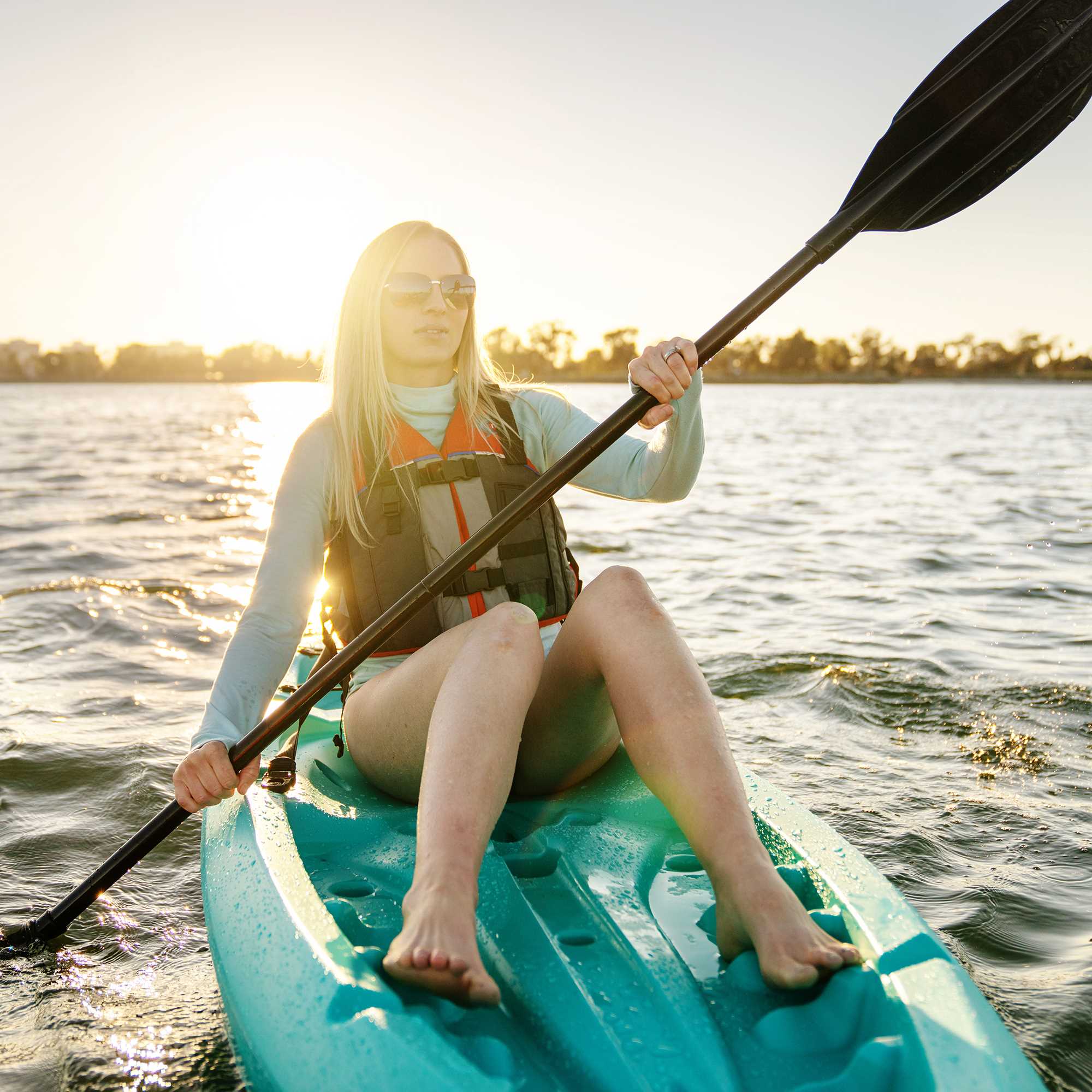 Lifetime Daylite 8 ft Sit-on-Top Kayak, Teal (90811) - image 20 of 30