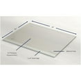 thumbnail image 2 of Lorell Desk Pad - Rectangular - 24" Width - Rubber - Clear, 2 of 2