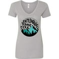 thumbnail image 3 of Inktastic Gatlinburg, Tennessee Mountains Women's V-Neck T-Shirt, 3 of 5