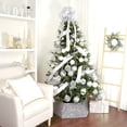 thumbnail image 6 of Lyacmy 12pack Christmas Ball Ornaments for Christmas Decorations, 70mm White Shatterproof Ball for Xmas Tree Hanging Ornaments Decor, 6 of 8