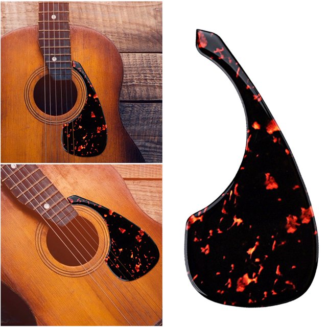 Golpeador para guitarra acústica, placa para rascar, autoadhesivo, pegatina protectora para golpeador