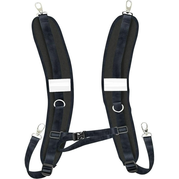 Adjustable waterproof replacement shoulder strap, suitable for outdoor backpacks, black briefcases, camera bags, and backpacks