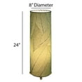 thumbnail image 6 of Eangee Cocoa Leaves Green Cylinder Table Lamp, 6 of 7