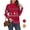 Christmas Elk Red, variant on Women's Turtleneck Sweater Long Sleeve Cozy Warm Casual Lightweight Soft Pullover Jumper Tops,US Size,Zao Red,S
