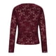 thumbnail image 4 of AUNVITO Women's Sheer Lace Long Sleeve Slim Fit Top Elegant and Sexy Style, 4 of 7
