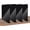 Black, variant on Clear Shelf Dividers, 4Pcs Acrylic Closet Dividers Fit for Any Thickness of Shelves, Multi-Purpose Wood Shelf Separators for Bedroom, Kitchen, Office, Bathroom, 11.8''x11'' (Black)