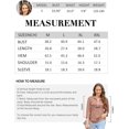 thumbnail image 5 of Womens Tops Dressy Casual 3/4 Length Sleeve V Neck Shirts and Blouses Zipper Collar Women Polo Shirts, 5 of 5