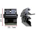 thumbnail image 5 of 10 piezas Clip de capó y baúl con hebilla de caja de parachoques delantero para 1472872-00-B 147287200B Tesla Clip de guardabarros delantero Frunk, 5 of 5
