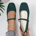 thumbnail image 2 of CAIXAI Ballet Flats Shoes For Women Womens Square Toe On Ballet Comfortable Breathable Casual Shoes Lightweight Soft Sole, 2 of 9