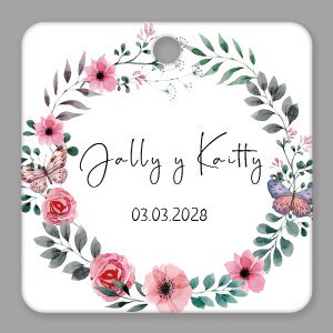 Etiquetas de regalo de agradecimiento cuadradas o circulares personalizadas, etiquetas de regalo verdes para boda, etiqueta de 1,5 ~ 3 pulgadas, Gracias por unirse a nuestra etiqueta