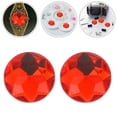 thumbnail image 4 of Miangastore Strass Acryliques Rouges 100 Pcs 0.98x0.98x0.20 Po, 4 of 8