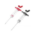 Meat Injector, Plastic Marinade Turkey Injector Syringe with Screw-on