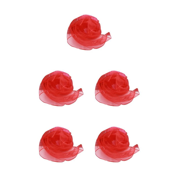 sweethay Bufandas cuadradas Pañuelo de gasa Ejecución de baile Sedoso Prop Ropa de niños de jardín de infantes para representaciones Type2 NO2