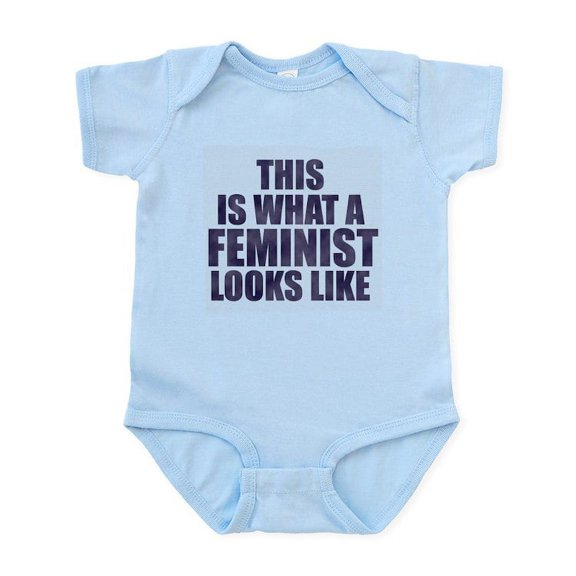 CafePress - This Is What A Feminist Looks Like Body Suit - Baby Light Bodysuit, Size Newborn - 24 Months