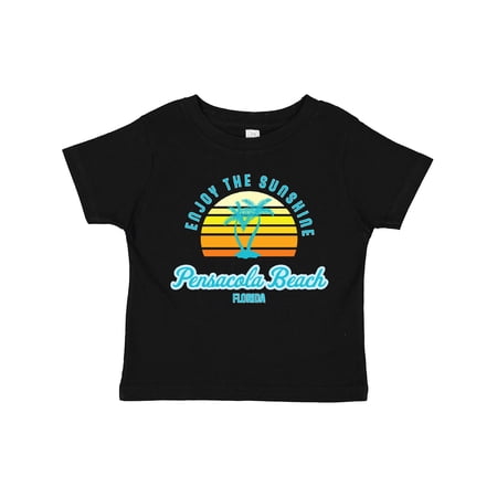 Inktastic Summer Enjoy the Sunshine Pensacola Beach Florida in Blue Boys or Girls Toddler T-Shirt