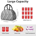 thumbnail image 4 of Reusable Boho Lnsulated Lunch Bag for Women & Men - Leakproof Water-Resistant Cooler Tote, Large Capacity for Work,Travel,Picnic,Beach & Office., 4 of 4