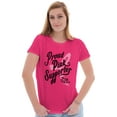 thumbnail image 3 of Proud Pink Supporter Breast Cancer Womens Slim Fit Graphic Tee Brisco Brands M, 3 of 5