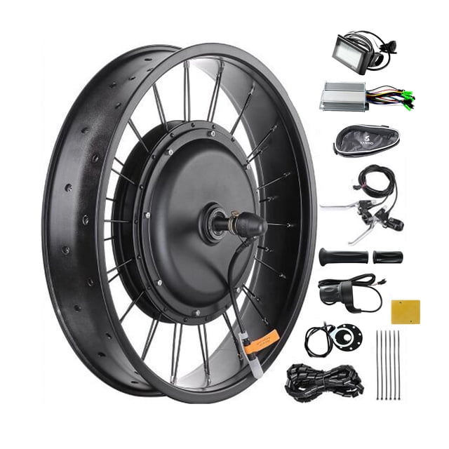 Kit de conversión de bicicleta eléctrica Kit de llanta y motor trasero 48V