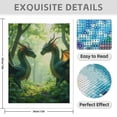 thumbnail image 3 of Diamond Art Kits for Adults - 5d Green Forest Dragon Companions Diamond Painting for Adults, Diamond Art for Adults Beginners, Diamond Painting Kits for Adults for Home Wall Decor, 3 of 7