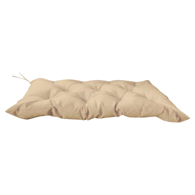 Cojín impermeable para banco de exterior, cojín para muebles de jardín, cojines para el respaldo de sillas de patio y cojines para asientos. Beige 100x50x10cm