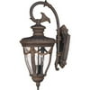 Satco Philippe Belgium Bronze Transitional Outdoor w/ 3 Light 60W