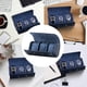 thumbnail image 5 of Estuche para relojes Perfecl organizador de relojes Retro impermeable azul 20x10x7cm, 5 of 8