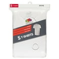thumbnail image 3 of Fruit of the Loom Boys' White Crew Undershirts, 5 Pack, 3 of 8