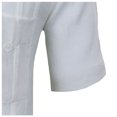 thumbnail image 3 of Manchester Guayabera Regular Fit  Blanco, M Manchester 3243B, 3 of 4