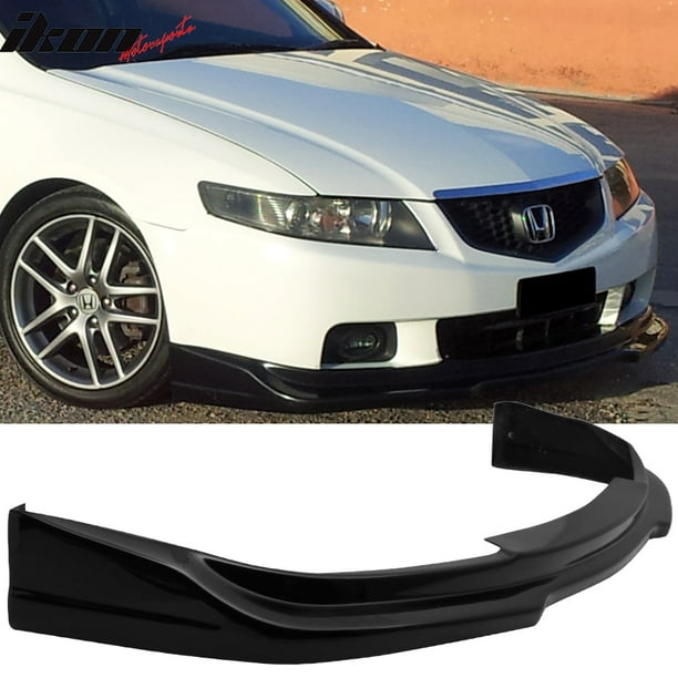 Fits 04 05 Acura Tsx P1 Style Front Bumper Lip Paint B92p Nighthawk Black Pearl Walmart Com Walmart Com